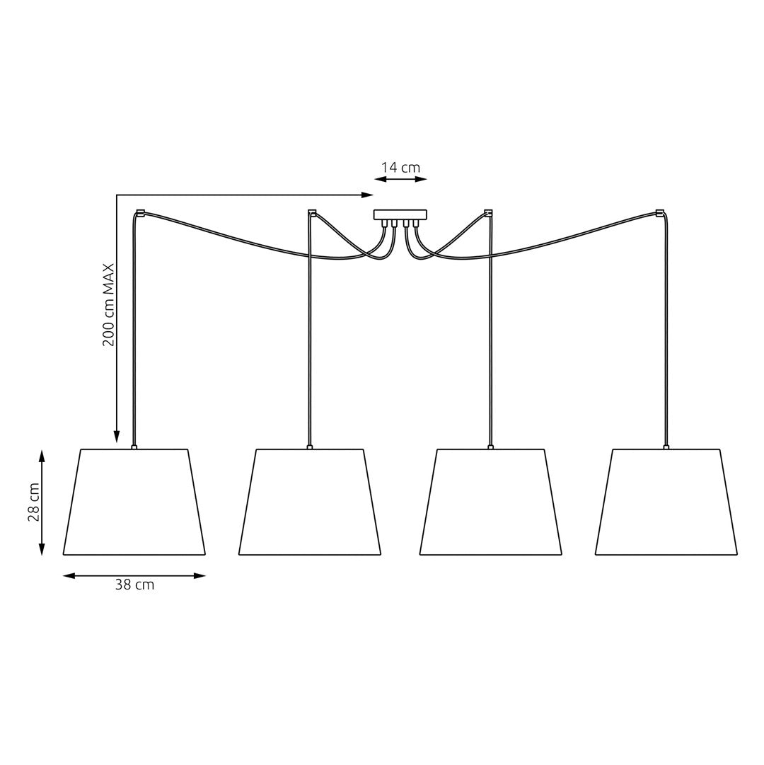 Emibig ASCOT 4 Pendelleuchte – Bild 5