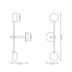 Emibig NATSU K2 Wandleuchte – Bild 1