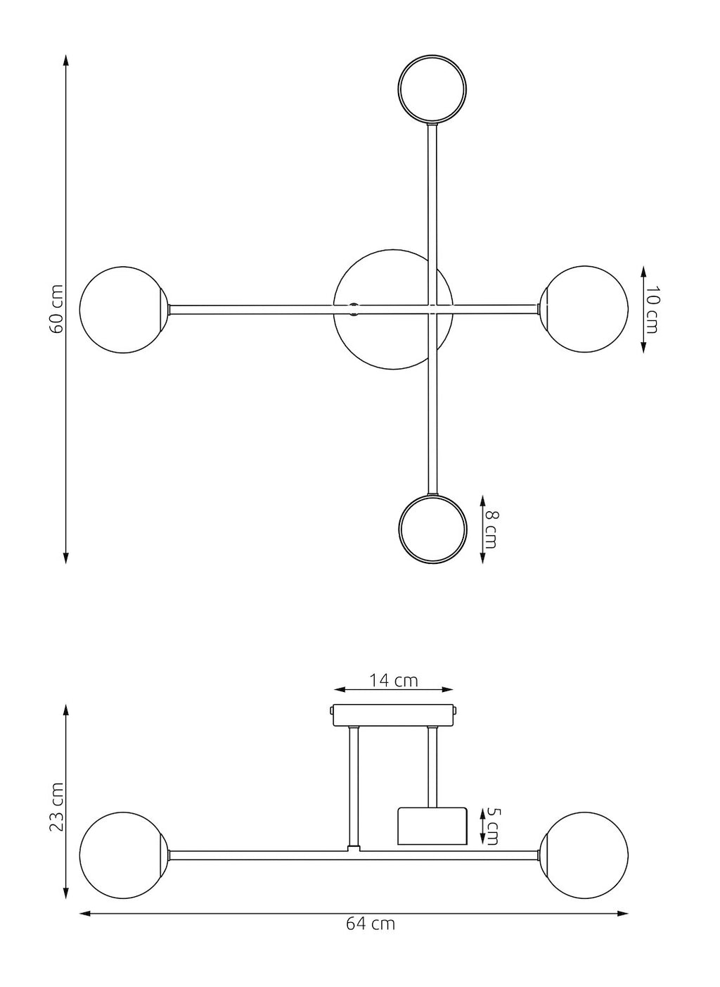 Emibig HOLON 4 Deckenleuchte – Bild 5