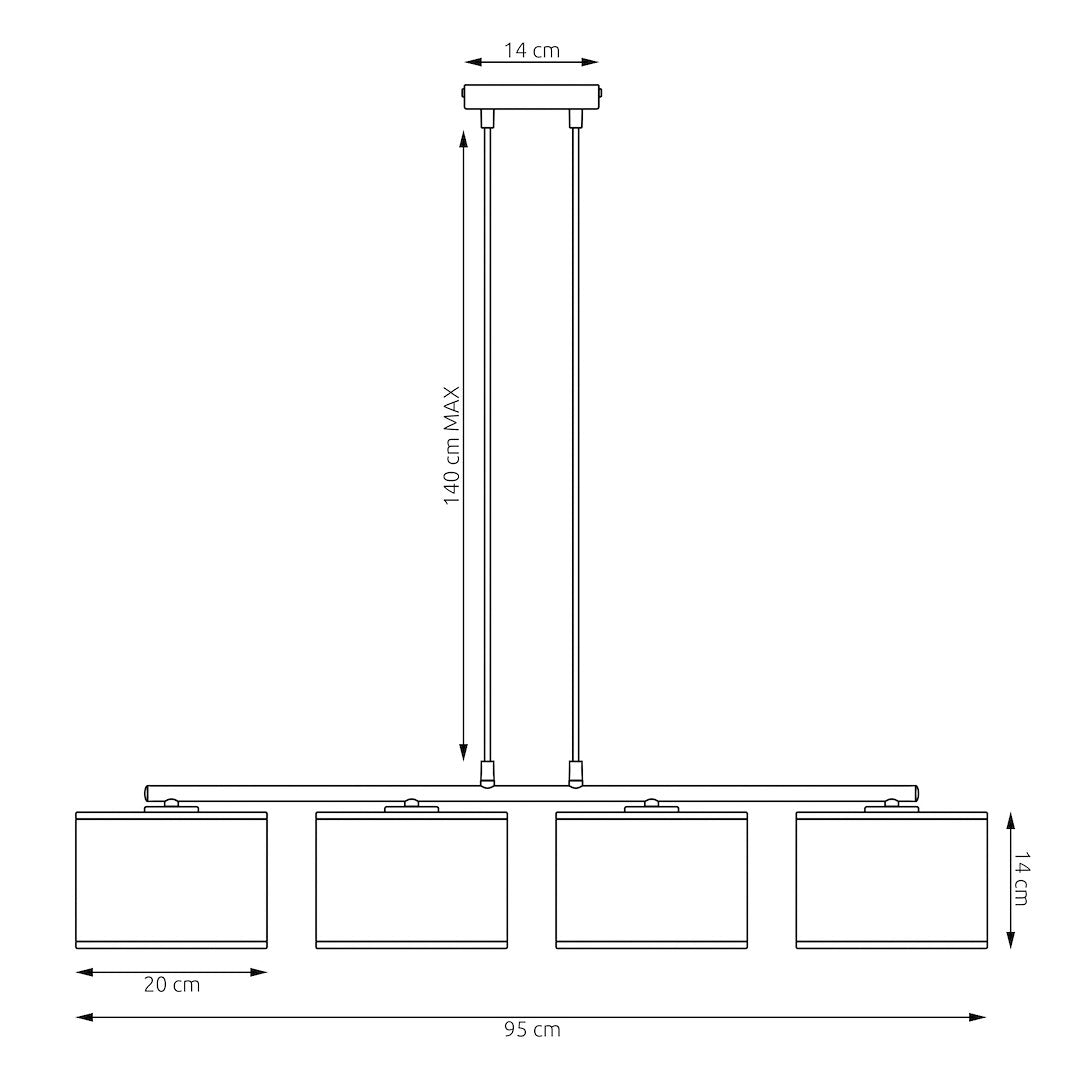 Emibig KARBON 4 Pendelleuchte – Bild 15