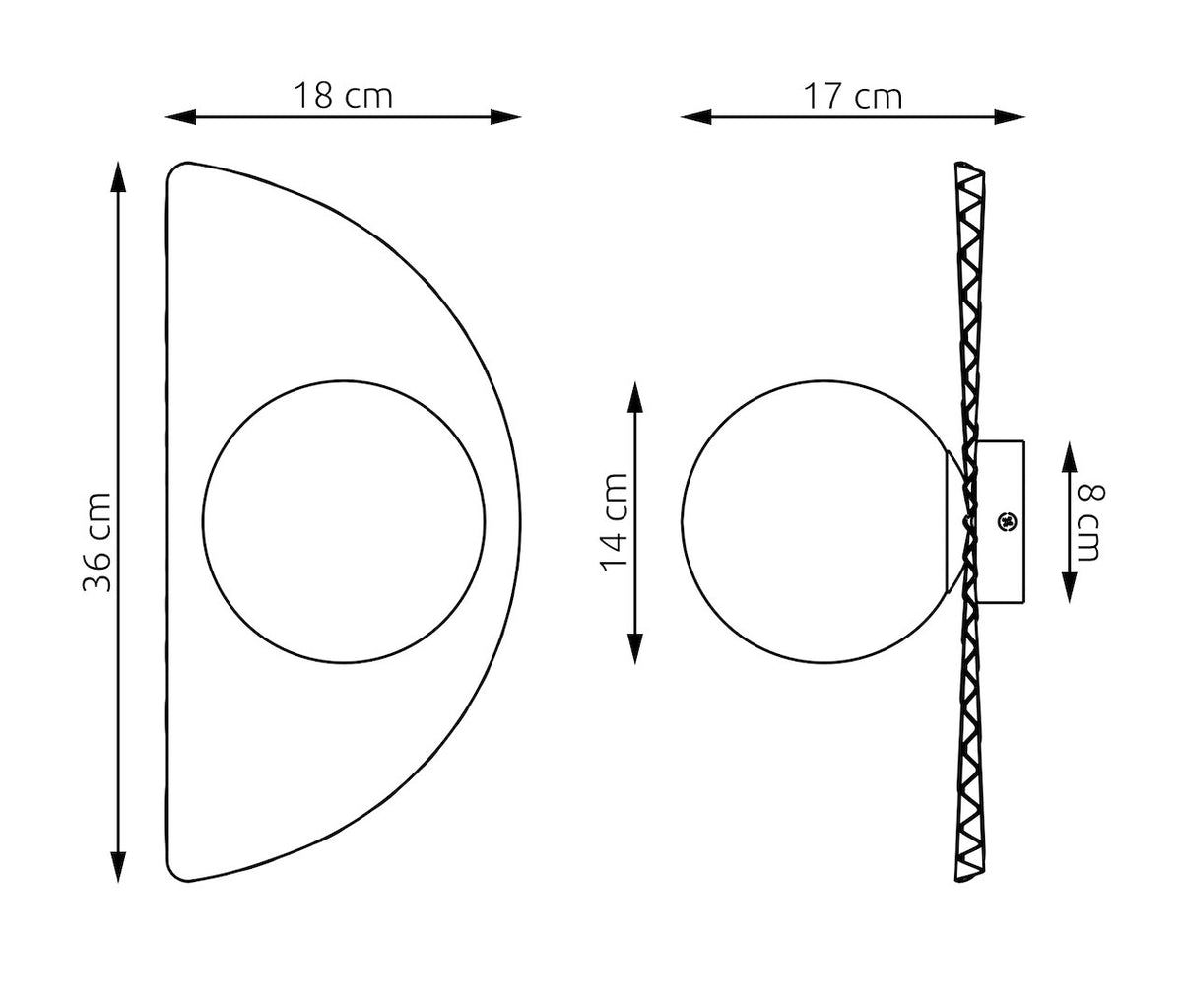 Emibig FLORA K1 Wandleuchte – Bild 10