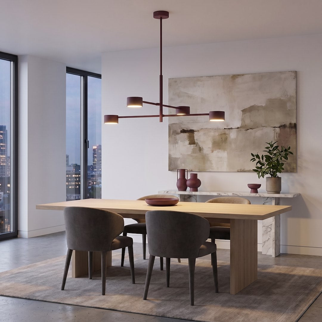 Emibig NATSU 4BURGUNDY Deckenleuchte – Bild 5
