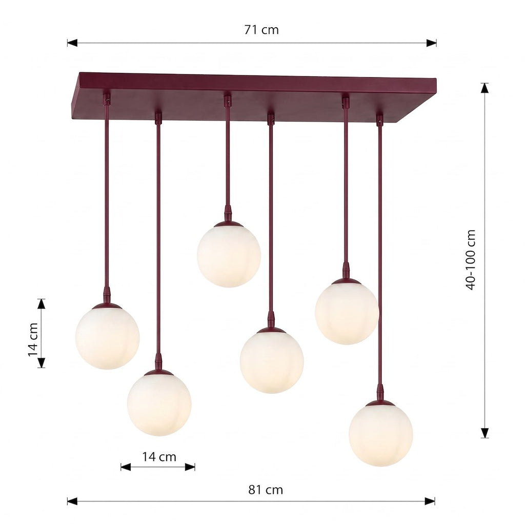 Emibig COSMO 6 Pendelleuchte – Bild 13