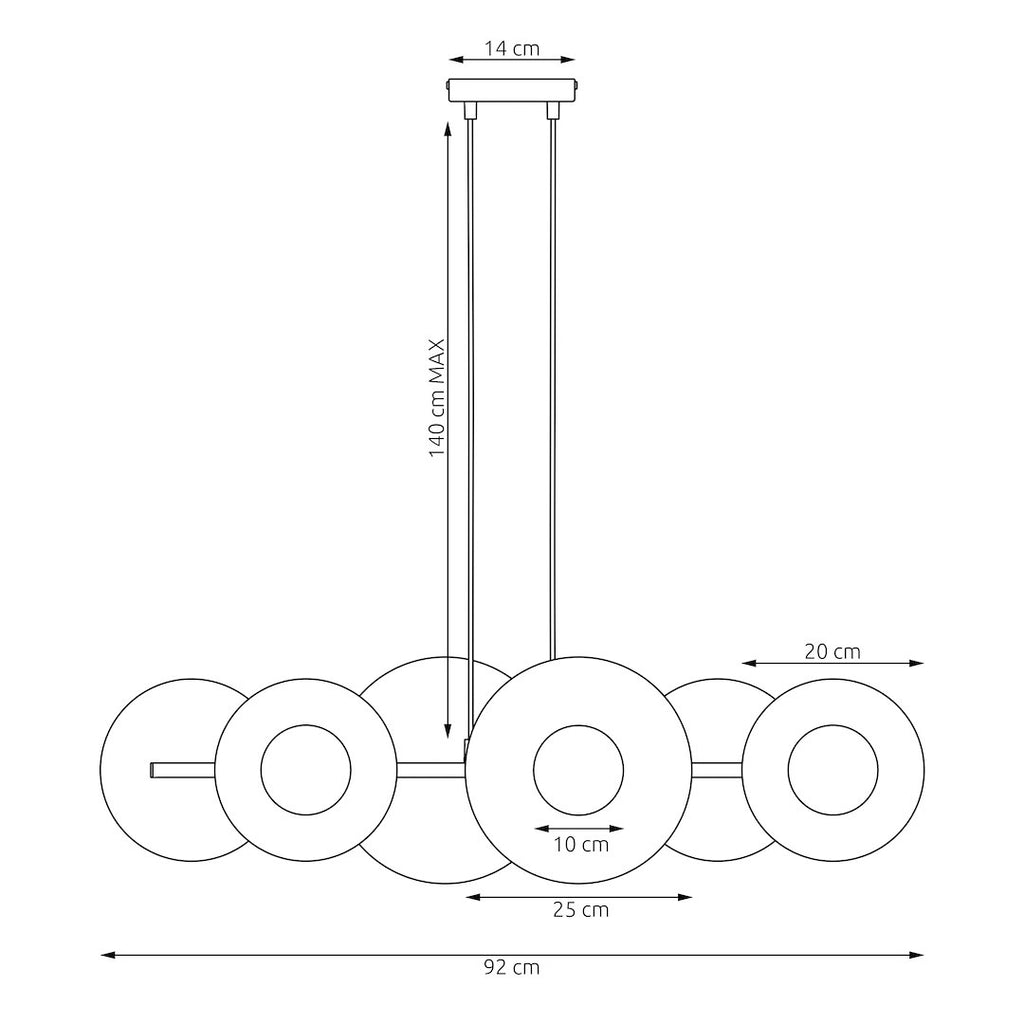 Emibig UMBRA 6 Pendelleuchte – Bild 30
