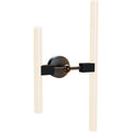 SEGULA Wandfassung Voltage – 2 x S14d, Metall schwarz-gold, S14d – Bild 1