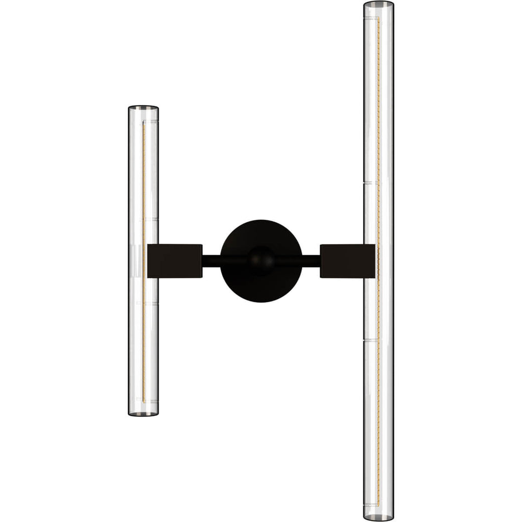 SEGULA Wandfassung Voltage – 2 x S14d, Metall schwarz-gold, S14d – Bild 2