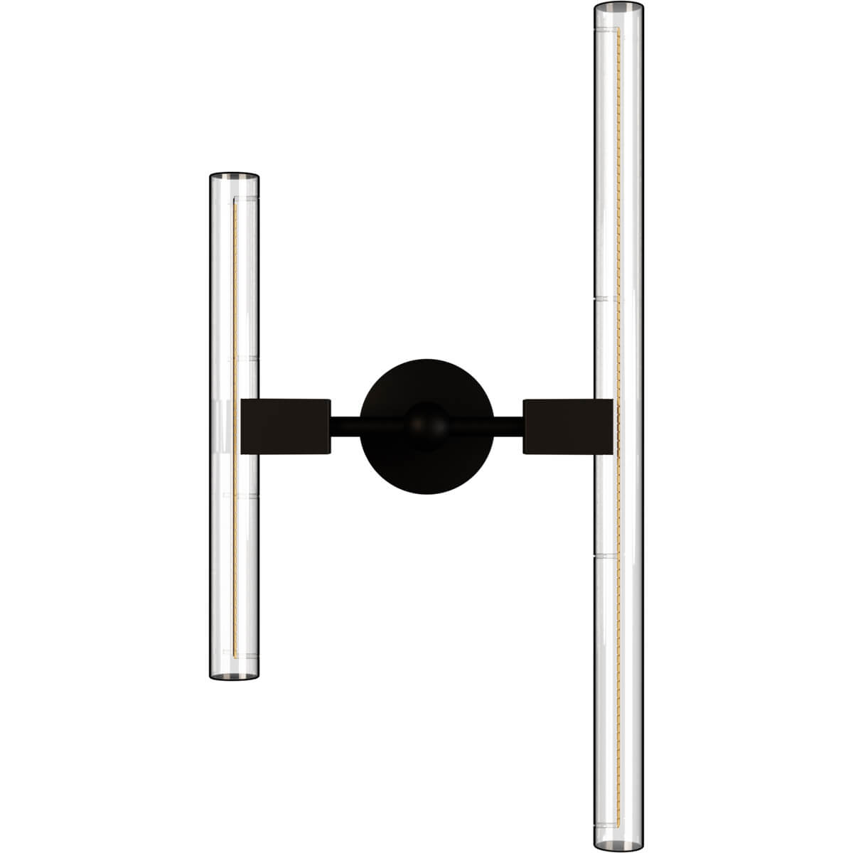 SEGULA Wandfassung Voltage – 2 x S14d, Metall schwarz-gold, S14d – Bild 2