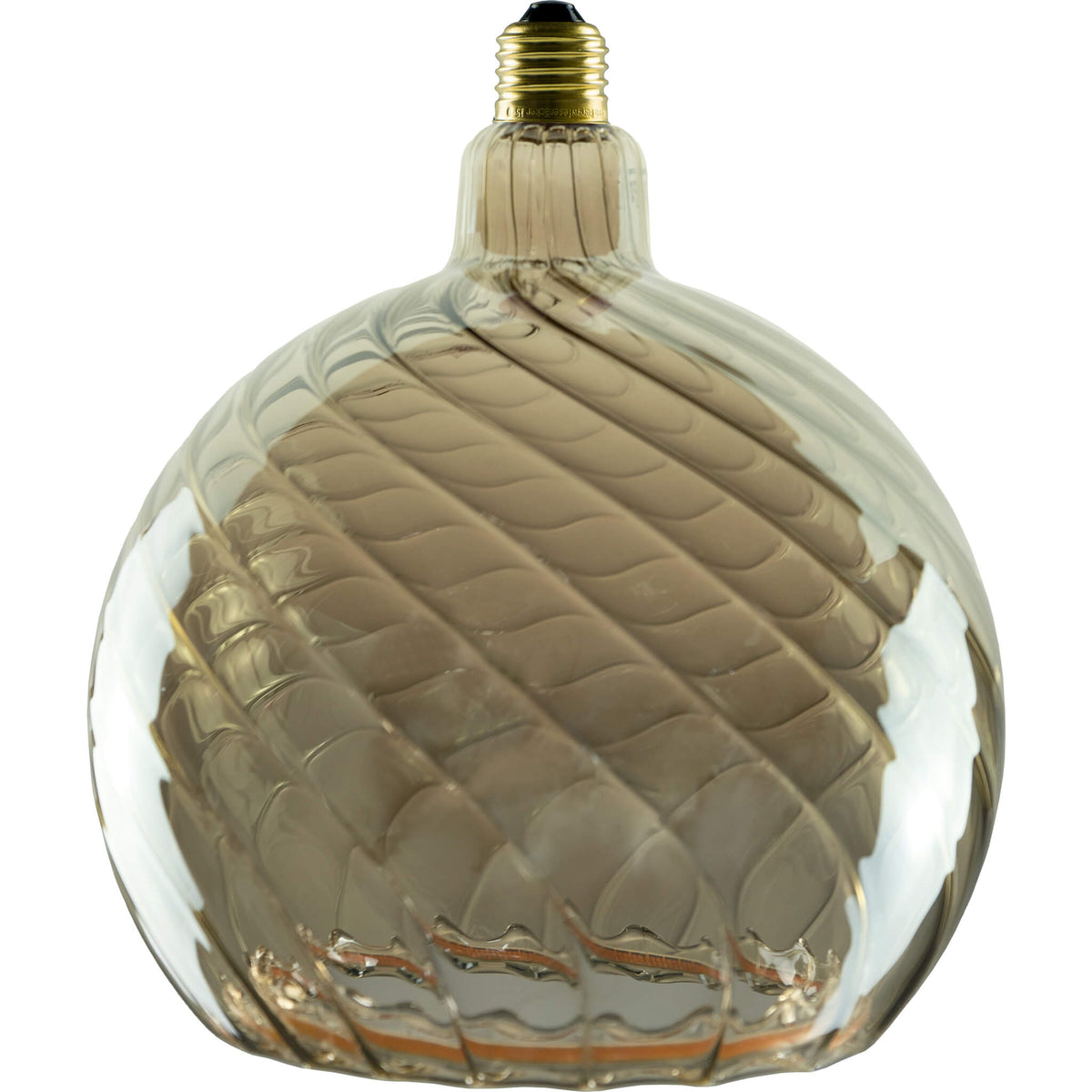 SEGULA LED Floating Globe 200 twisted smokey grau – E27, 6 W, 1.900 K, dimmbar – Bild 1