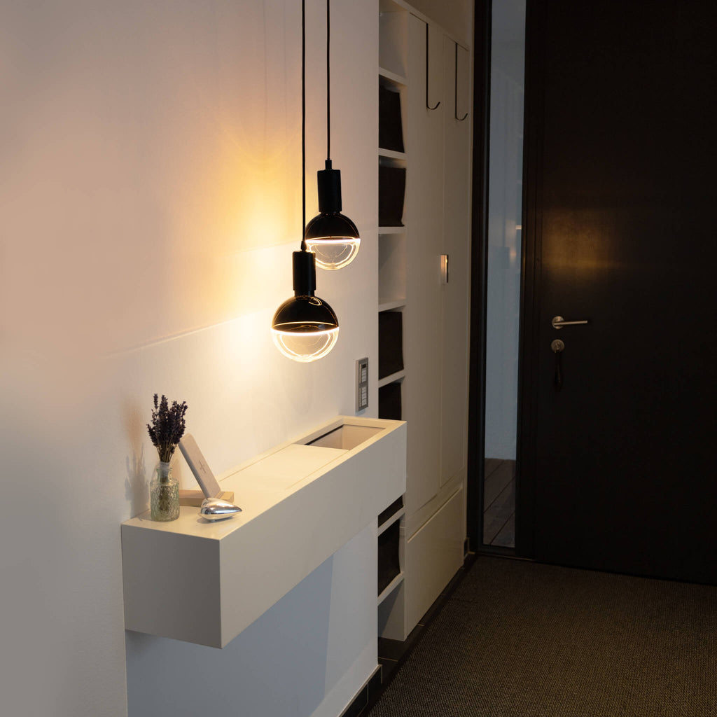 SEGULA LED Illusion Globe 145 2tones schwarz klar – E27, 5,2 W, 1.900 K, dimmbar – Bild 3
