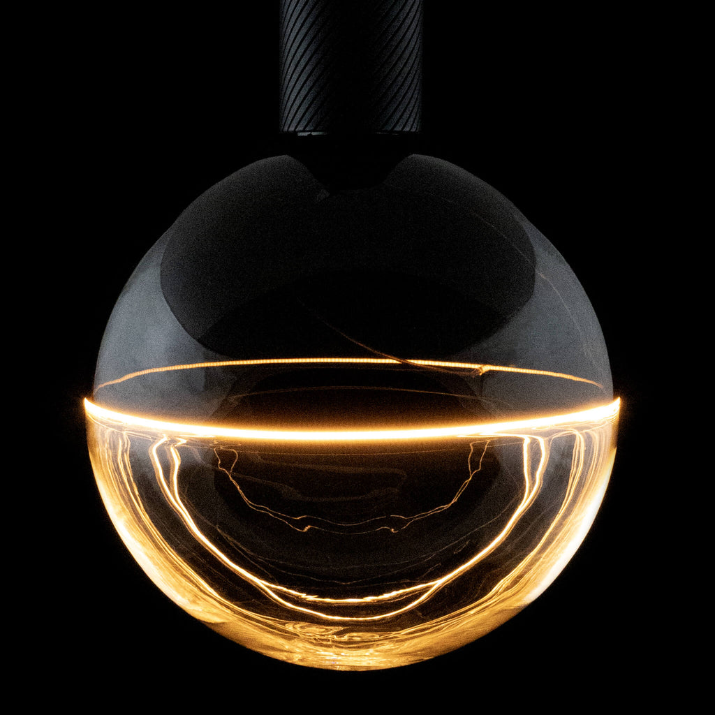 SEGULA LED Illusion Globe 188 2tones schwarz klar – E27, 5,8 W, 1.900 K, dimmbar – Bild 2