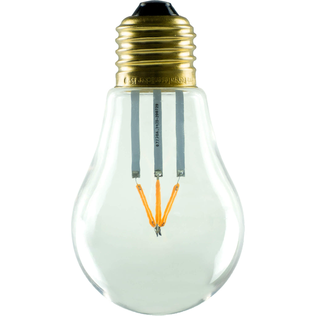 SEGULA LED Glühlampe Kunststoff stoß- und wasserfest IP65 klar – E27, 1,5 W, 2.200 K, dimmbar – Bild 1