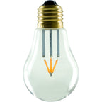SEGULA LED Glühlampe Kunststoff stoß- und wasserfest IP65 klar – E27, 1,5 W, 2.200 K, dimmbar – Bild 1