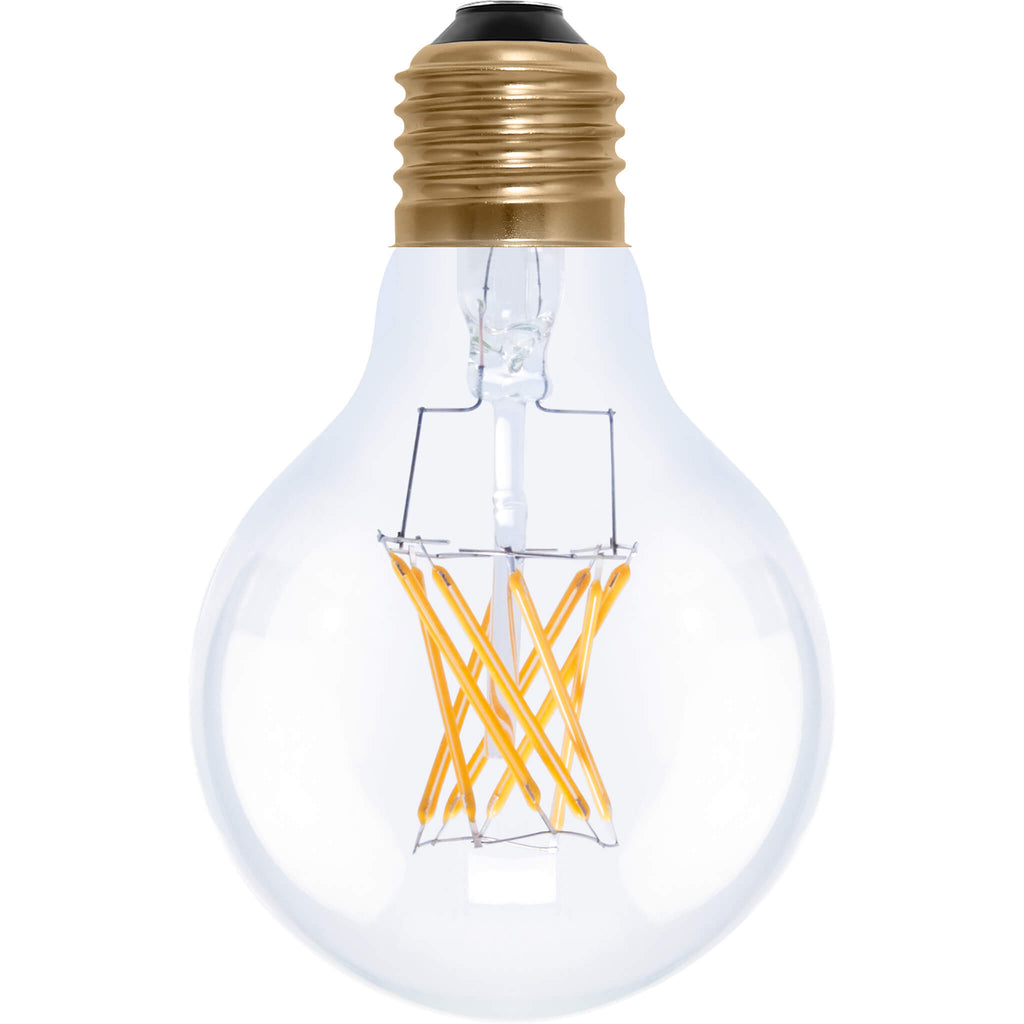 SEGULA LED Globe 80 klar – E27, 5 W, 2.200 K, dimmbar – Bild 1