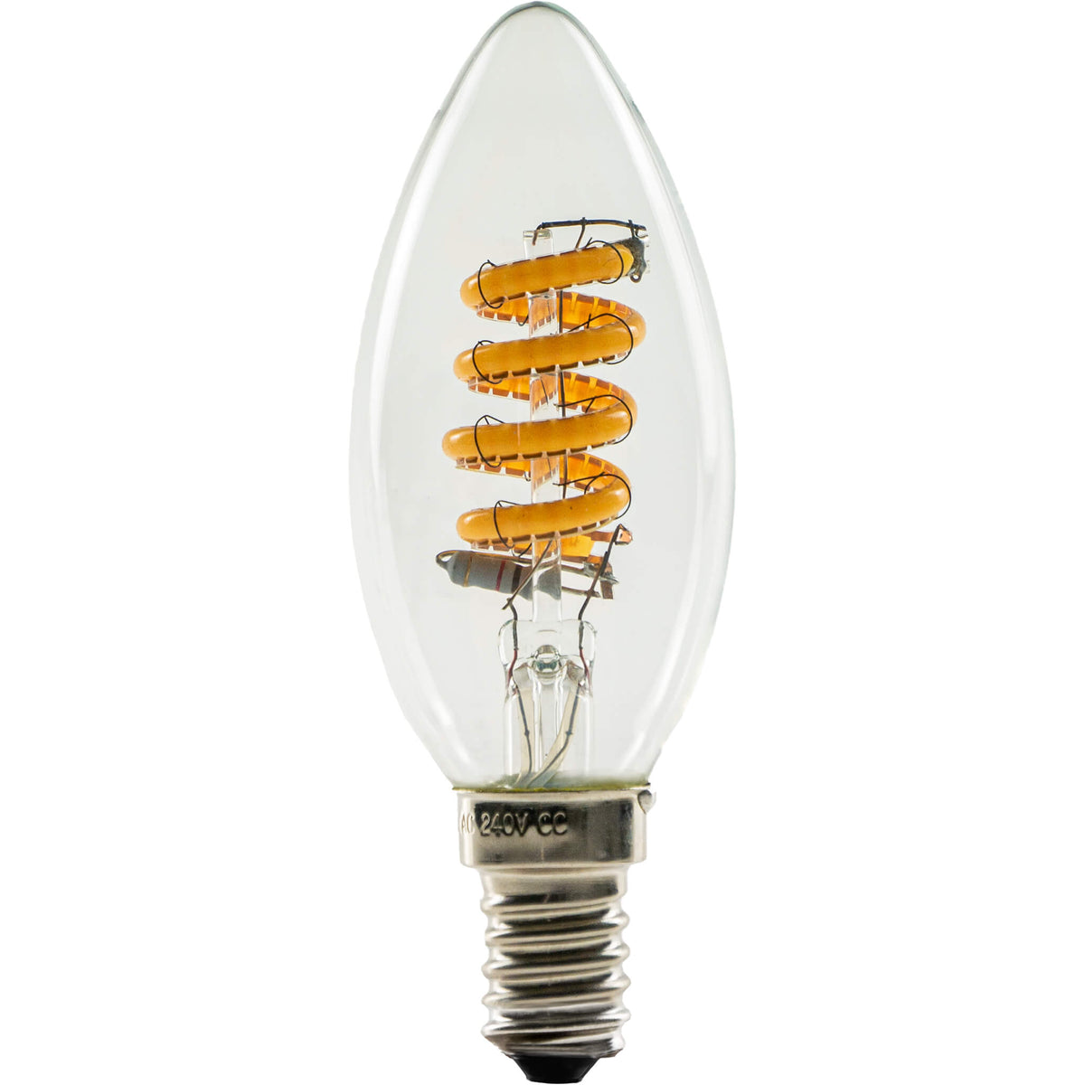 SEGULA LED Kerze Curved Ambient Dimming – E14, 3,3 W, 2.000 K–2.700 K, dimmbar – Bild 1