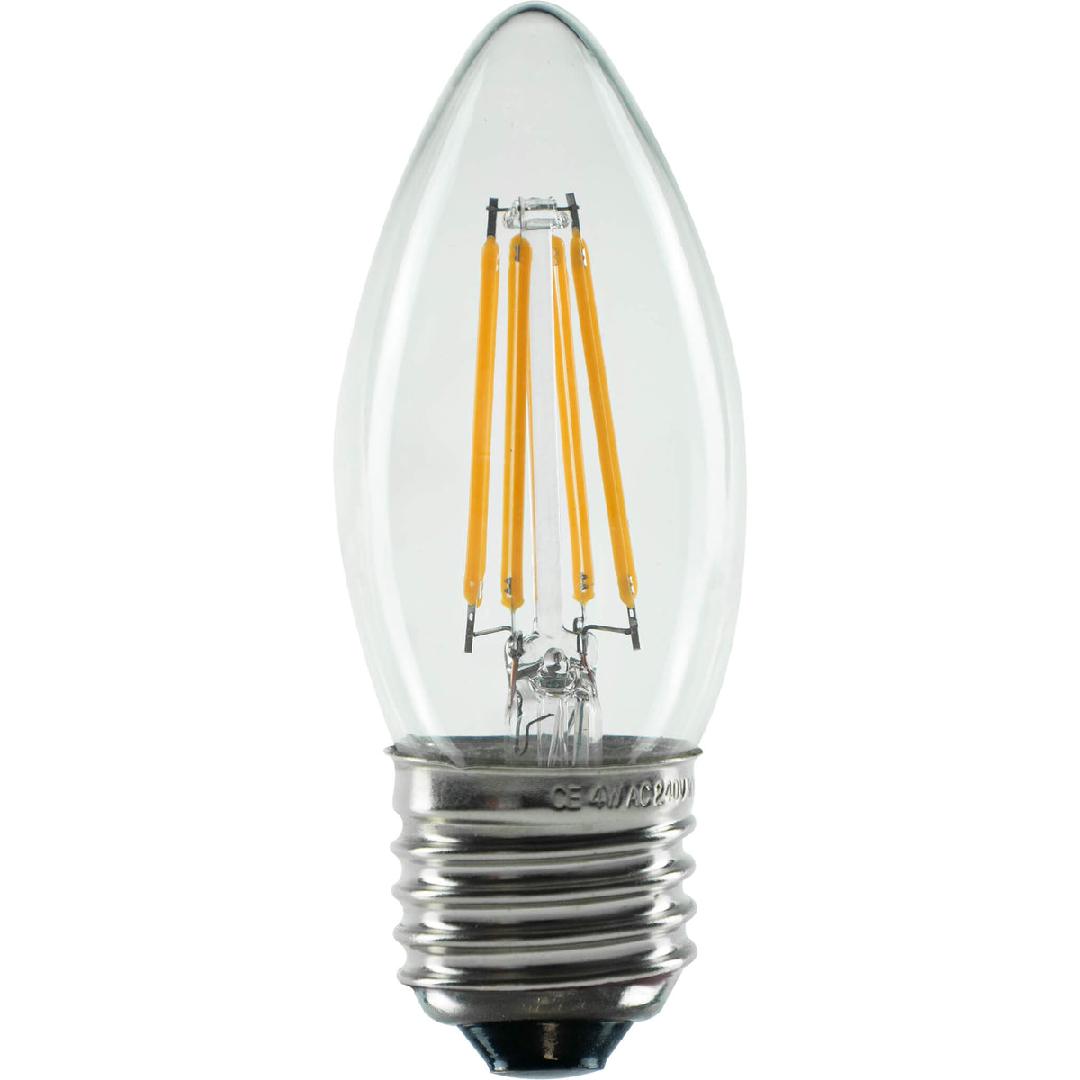 SEGULA LED Kerze klar – E27, 3,2 W, 2.700 K, dimmbar – Bild 1
