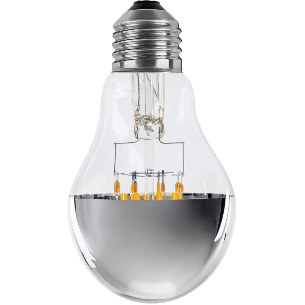 SEGULA LED Glühlampe A67 Spiegelkopf silber – E27, 6,5 W, 2.700 K, dimmbar – Bild 1