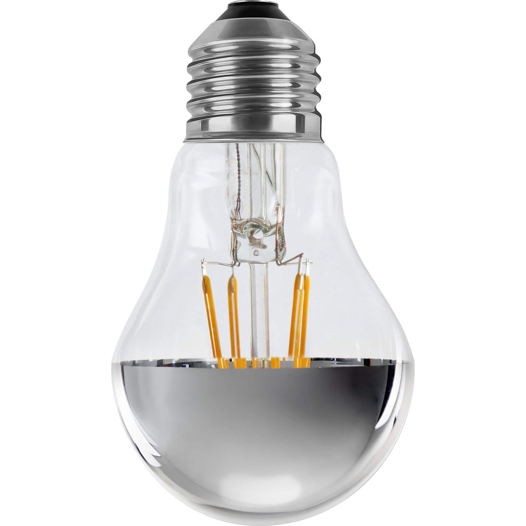 SEGULA LED Glühlampe Spiegelkopf silber – E27, 3,2 W, 2.700 K, dimmbar – Bild 1