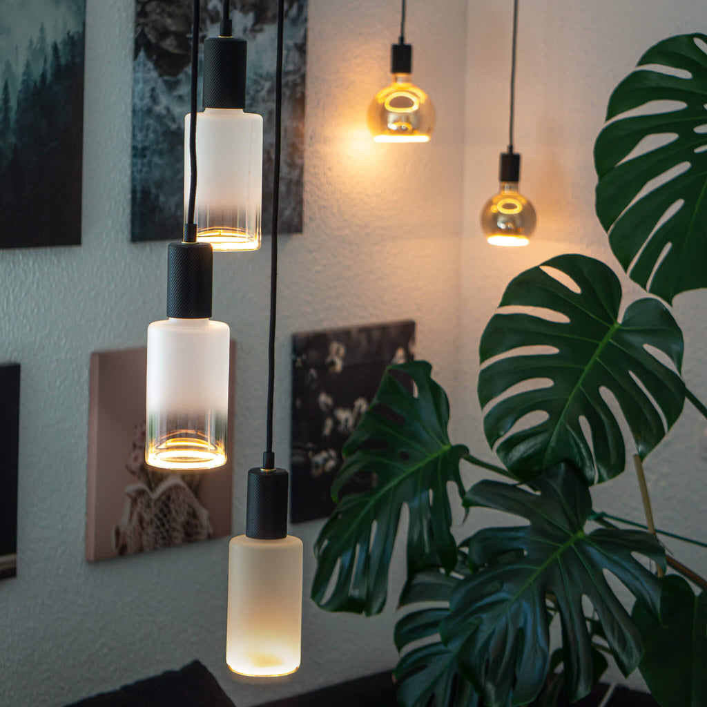 SEGULA LED Floating Cylinder smokey grau matt – E27, 4,5 W, 2.200 K, dimmbar – Bild 3