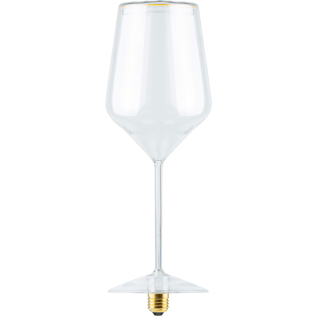 SEGULA LED Floating Rosé Wein klar – E27, 5 W, 2.200 K, dimmbar – Bild 1