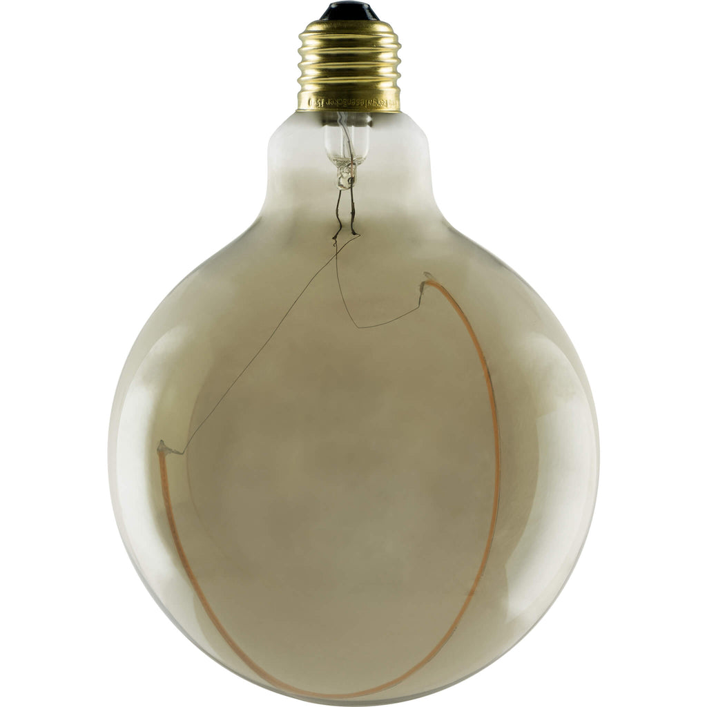 SEGULA LED Illusion Globe 125 crescent slanting smokey grau – E27, 6 W, 1.900 K, dimmbar – Bild 1