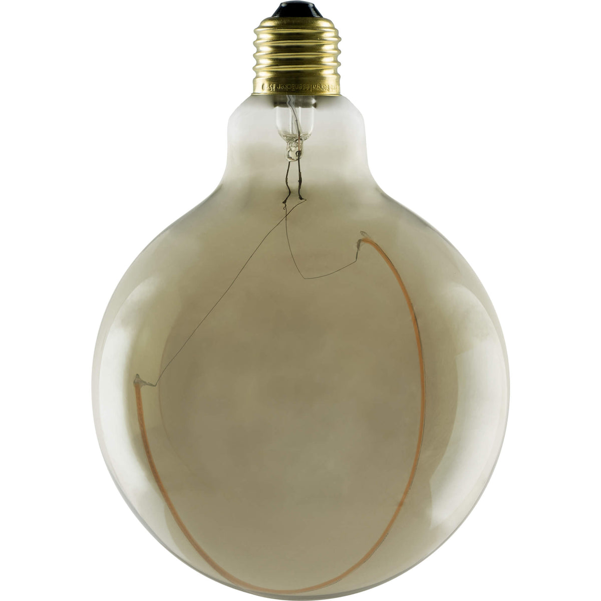 SEGULA LED Illusion Globe 125 crescent slanting smokey grau – E27, 6 W, 1.900 K, dimmbar – Bild 1