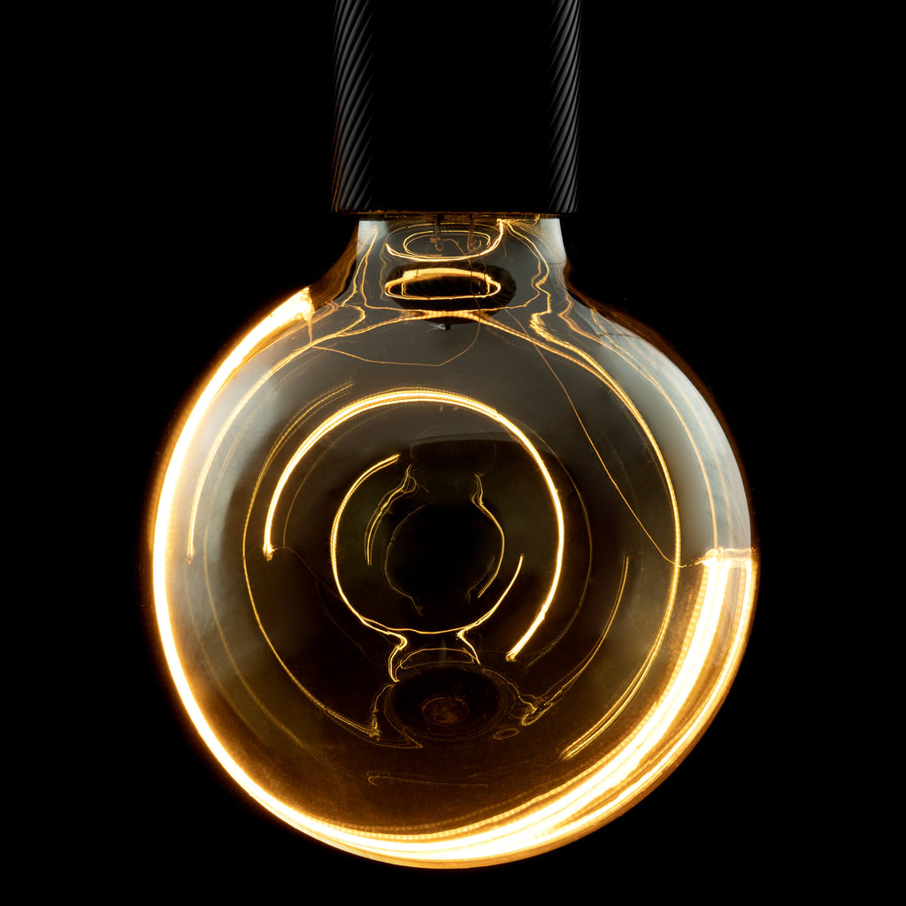 SEGULA LED Illusion Globe 125 crescent slanting smokey grau – E27, 6 W, 1.900 K, dimmbar – Bild 2