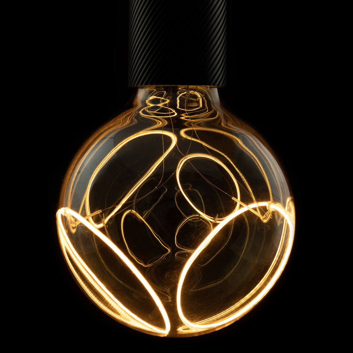 SEGULA LED Illusion Globe 125 two crescent smokey grau – E27, 8 W, 1.900 K, dimmbar – Bild 2