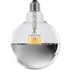 SEGULA LED Globe 125 Spiegelkopf silber – E27, 6,5 W, 2.700 K, dimmbar – Bild 1