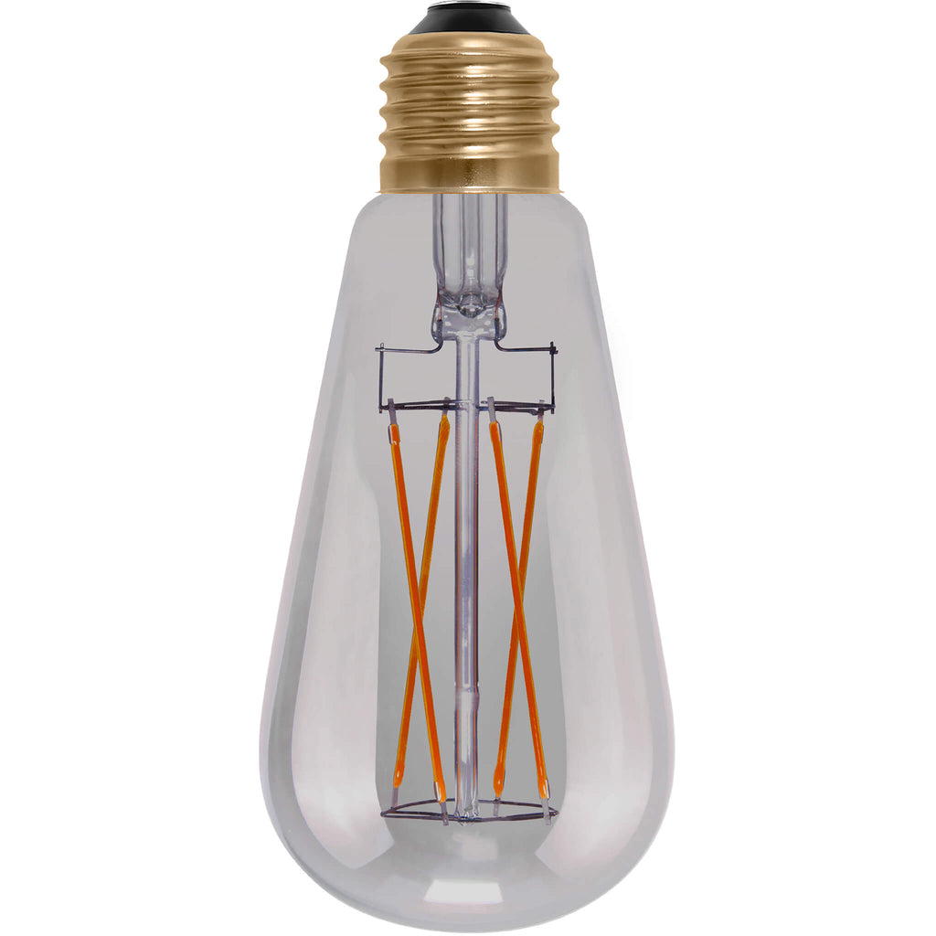SEGULA LED Rustika Long Style smokey grau – E27, 5 W, 1.900 K, dimmbar – Bild 1