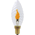 SEGULA LED Kerze Fire Flame Twisted klar – E14, 0,2 W, 1.800 K – Bild 1