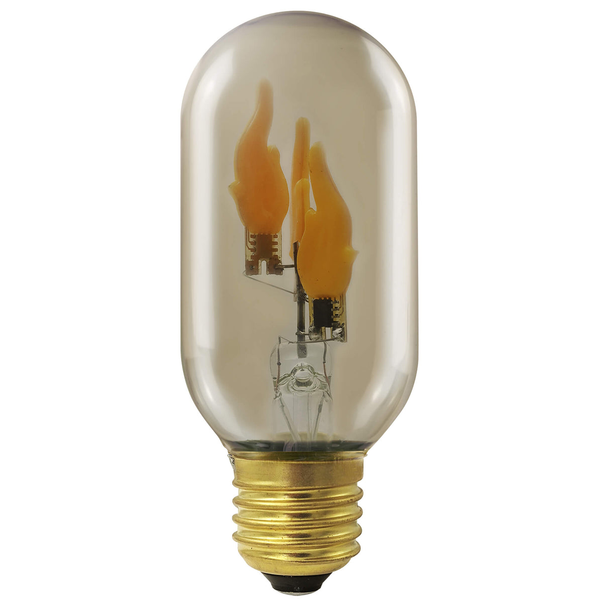SEGULA LED Radio Style big Fire Flame up smokey grau – E27, 0,6 W, 1.800 K – Bild 1