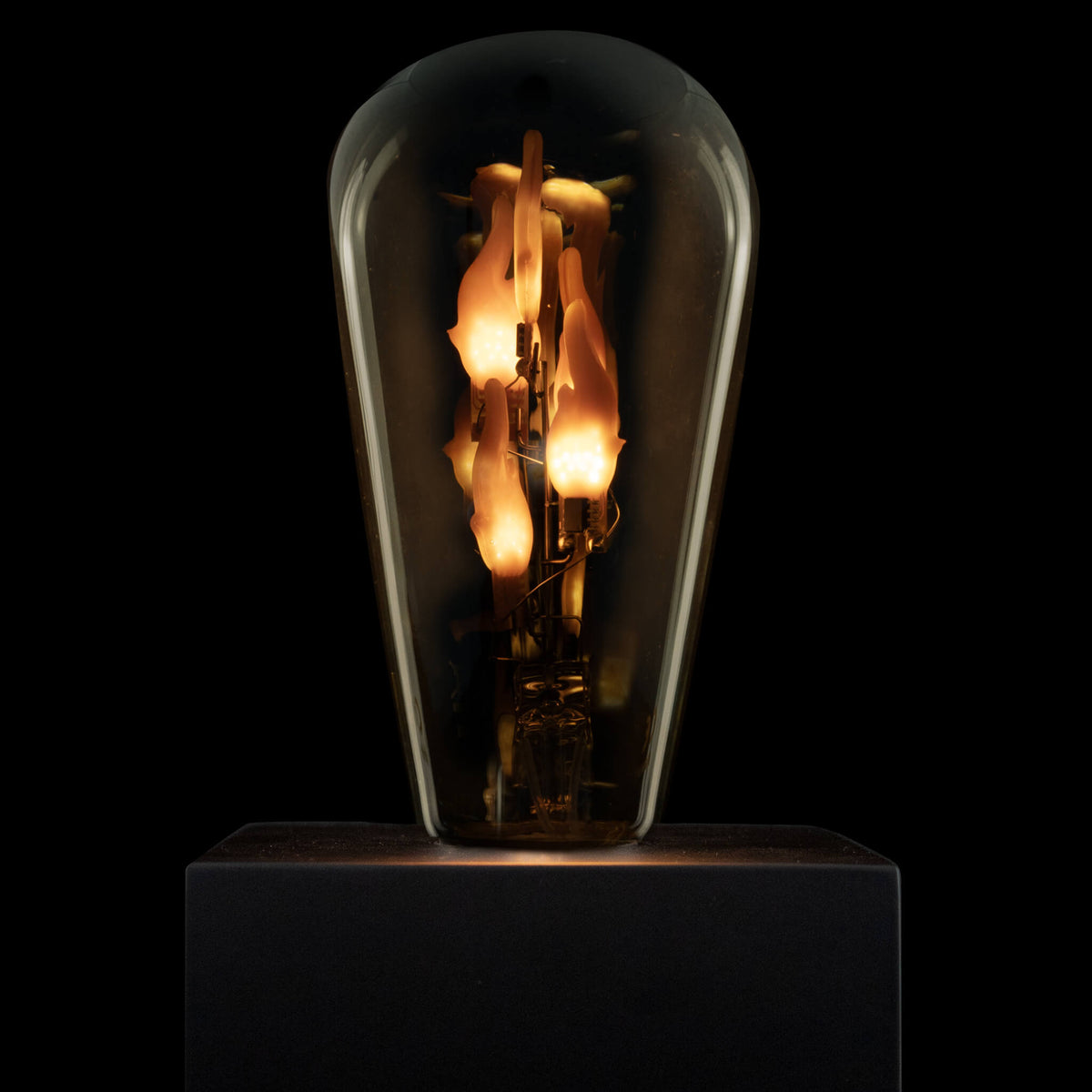 SEGULA LED Rustika big Fire Flame up smokey grau – E27, 1 W, 1.800 K – Bild 2