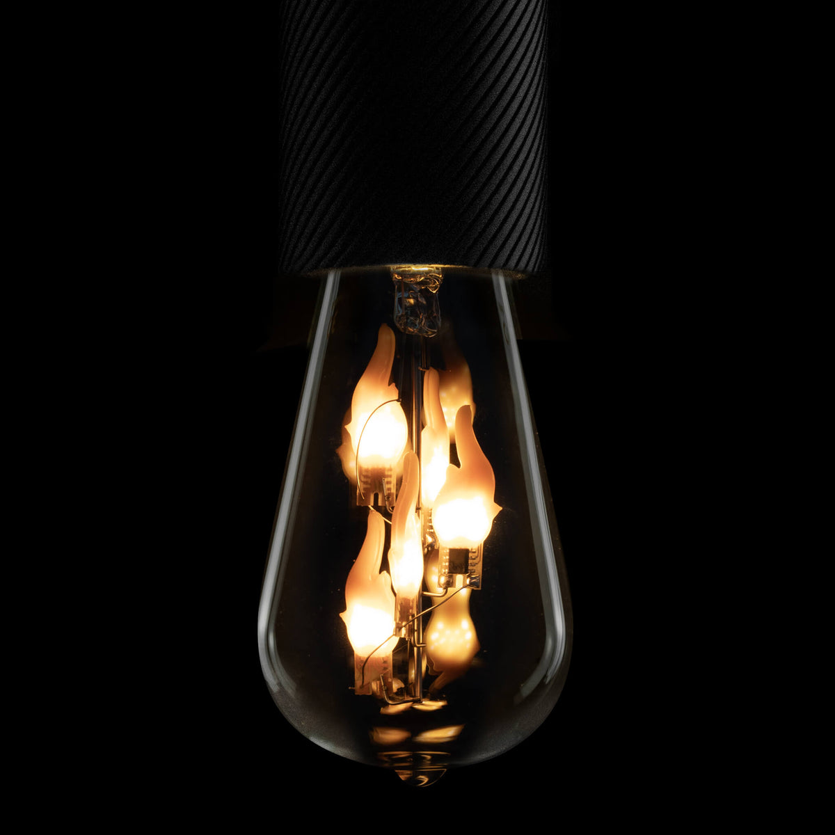SEGULA LED Rustika big Fire Flame down klar – E27, 1 W, 1.800 K – Bild 2