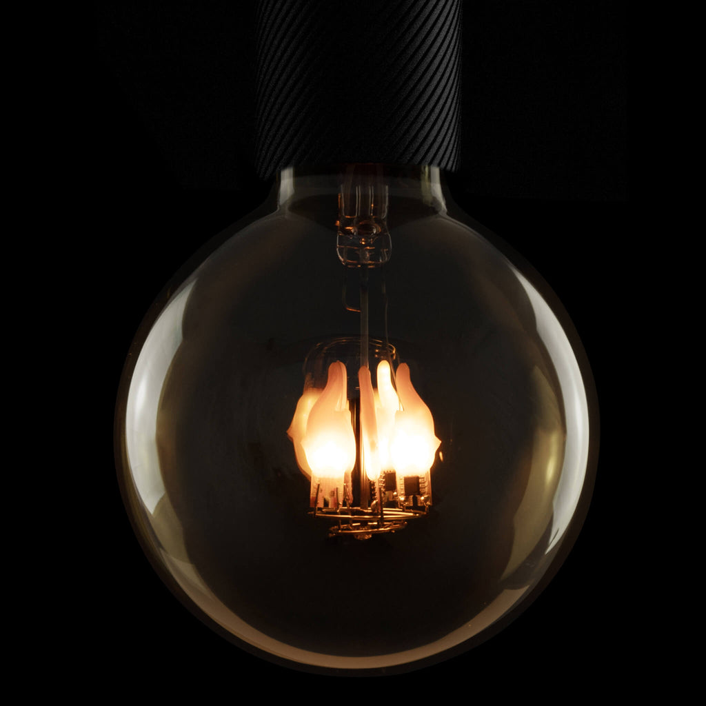 SEGULA LED Globe 125 Fire Flame down – E27, 1 W, 1.800 K – Bild 3