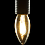 SEGULA LED Kerze 24V klar – E14, 3 W, 2.200 K, dimmbar – Bild 2