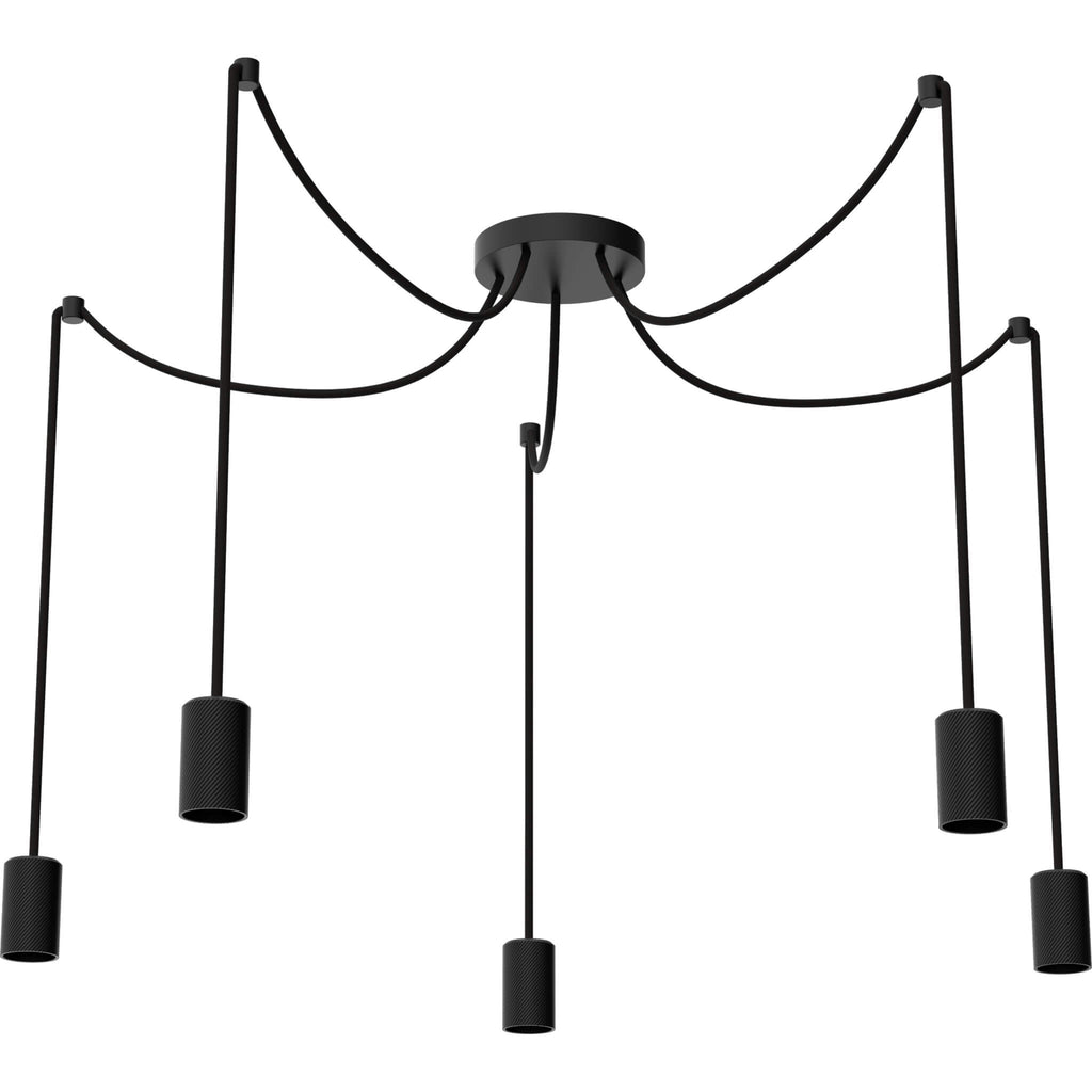 SEGULA Pendelleuchte SPYDER 5-WAVE – E27 – Bild 1