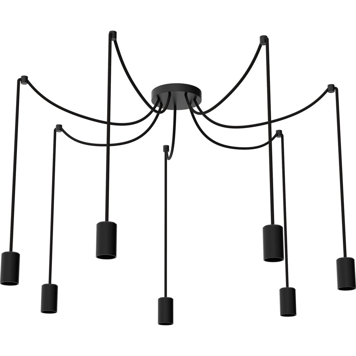 SEGULA Pendelleuchte SPYDER 7-WAVE – E27 – Bild 1