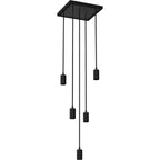 SEGULA Pendelleuchte MADOX SQUARE 5-WAVE – E27 – Bild 1