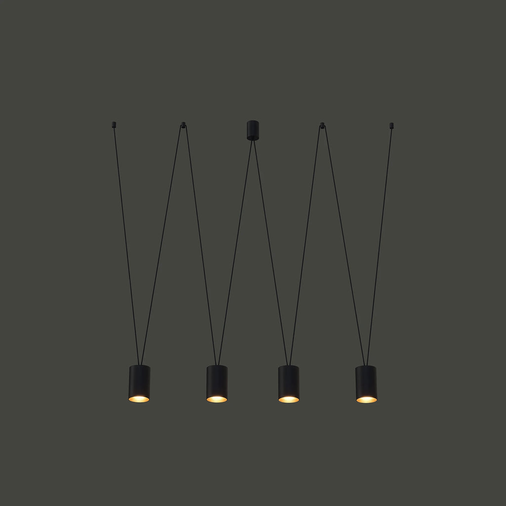 Nowodvorski MORE TONE Pendelleuchte IV BLACK/GOLD – Bild 2