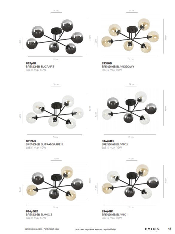 Emibig BRENDI 6A Deckenleuchte – Bild 10