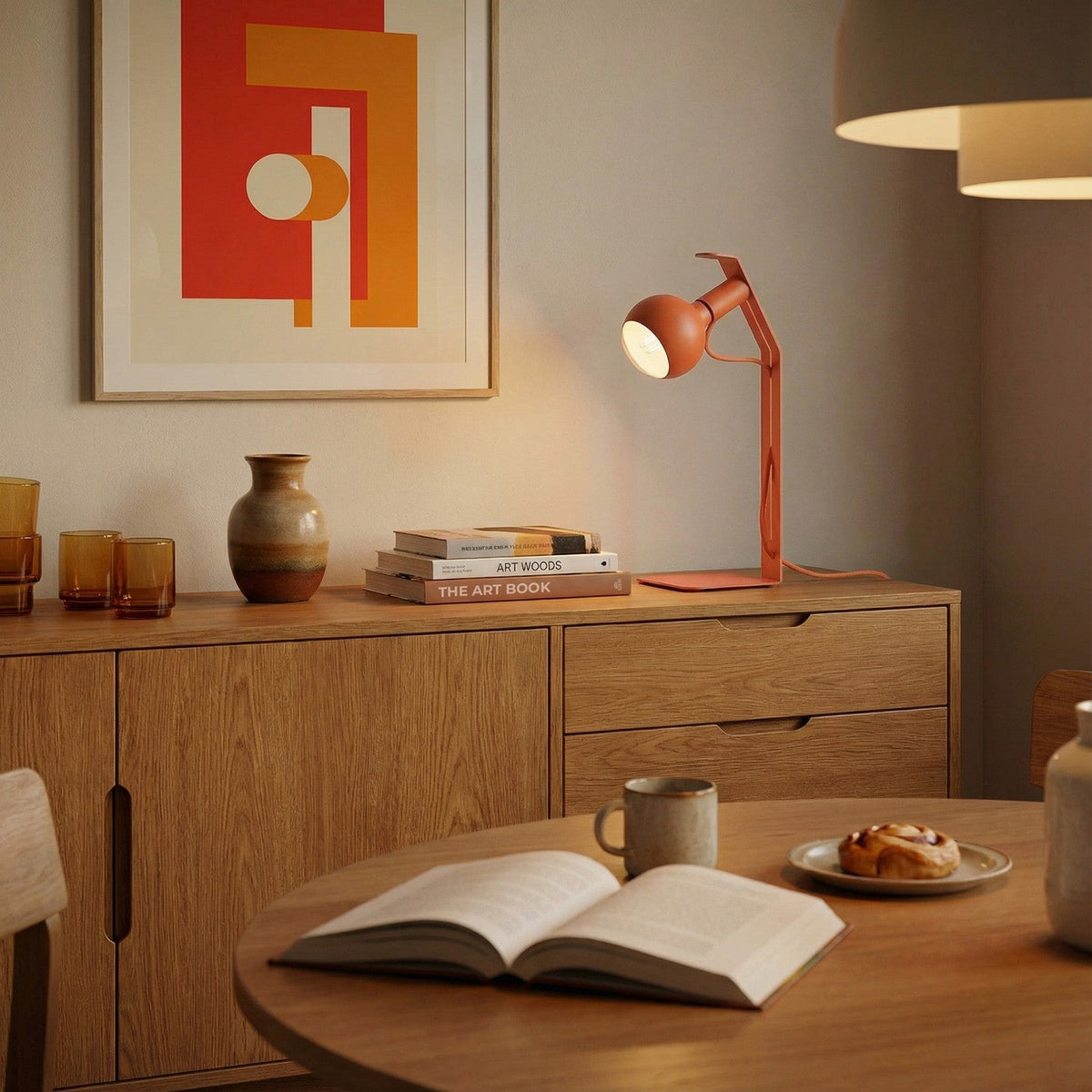 Koso Lucia - Tischlampe - Orange – Ansicht 2