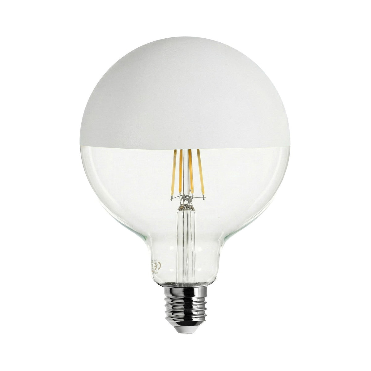 Glühbirne LED Maria G125 4,8W 806Lm E27 2700K dimmbar - Weiß