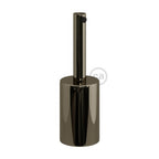 E27-Lampenfassungs-Set zylindrisch aus Metall mit 7 cm Zugentlastung – Perlschwarz – Ansicht 3