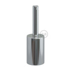 Zylindrisches Lampenfassungs-Kit E27 aus Metall mit 7 cm Zugentlastung – Chrom – Ansicht 3