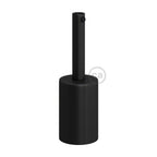 Kit zylindrische E27-Metallfassung mit 7 cm Zugentlastung – Schwarz – Ansicht 3