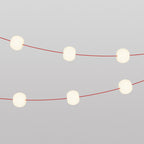 Lichterkette 6 Lichtpunkte für außen IP67 Rot Seestern Marina - Marina6 Cherry