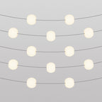 Lichterkette 12 Lichtpunkte für Außenbereich IP67 Grau - Marina12 Cherry