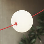 Lichterkette mit 12 Lichtpunkten für den Außenbereich IP67 Rot Seestern Marina - Marina12 Cherry – Ansicht 4