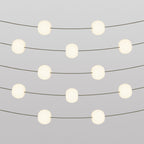 Lichterkette 12 Lichtpunkte für den Außenbereich IP67 Olivgrün - Marina12 Cherry