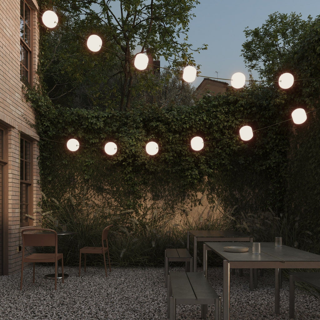 Lichterkette 12 Lichtpunkte für den Außenbereich IP67 Olivgrün - Marina12 Cherry – Ansicht 2
